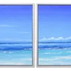 Azure Horizon — Diptych