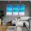 Coastal Horizon Triptych