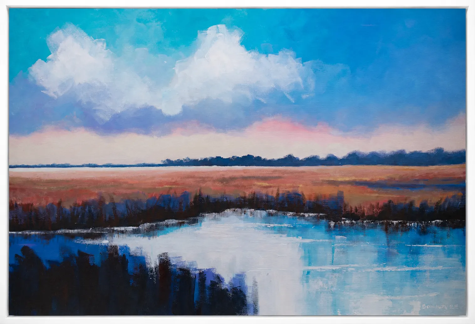 Radiant Marshlands original artwork.